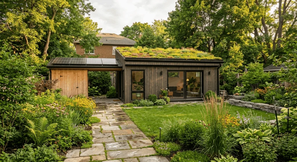 garden suite for aging parents — backyard accessible dwelling unit
