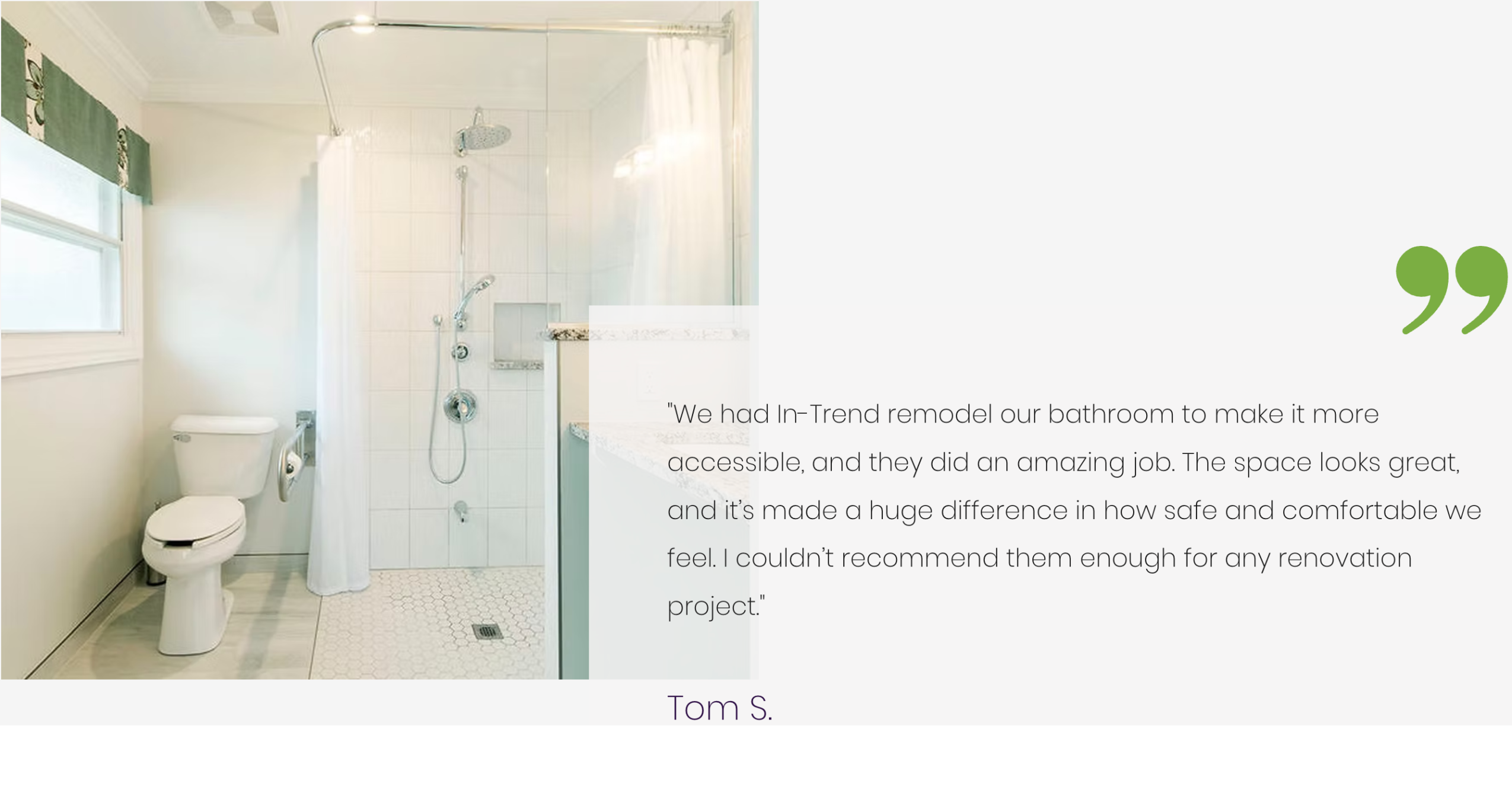 In-Trend Home Solutions customer review